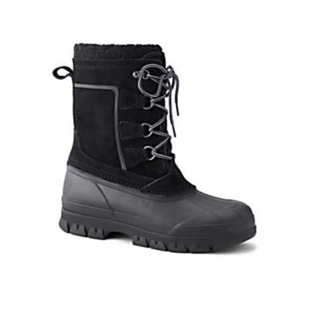 Men's Expedition Suede Insulated Winter Snow Boots